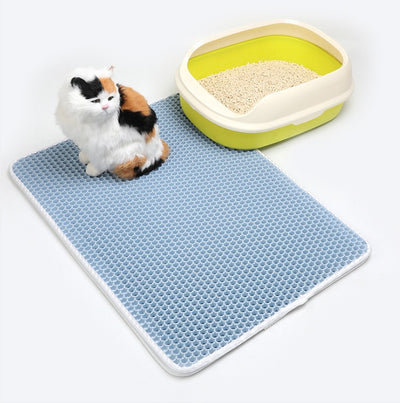 Cat Litter Mat – Dirtproof, Dustproof & Easy to Clean | EVA Soft Pad for Cats