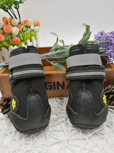 Waterproof non-slip adjustable dog shoes for small dogs