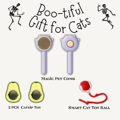 3 - in - 1 Cat Care Bundle – Groom, Play & Soothe Naturally - 0