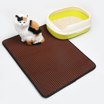 Cat Litter Mat – Dirtproof, Dustproof & Easy to Clean | EVA Soft Pad for Cats