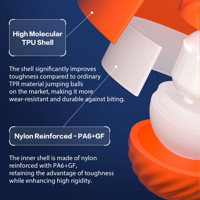 USB Rechargeable Smart Dog Toy – Interactive Bouncing Ball for Dogs with Noise-Reducing Cover