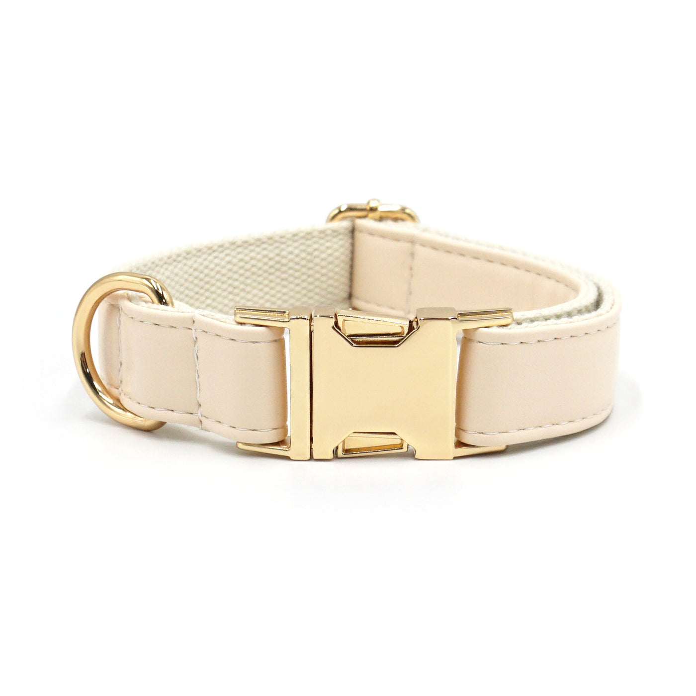 Color Block Leather Dog Collar – Soft Velvet Pet Collar in Multiple Stylish Colors