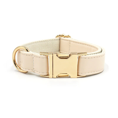 Color Block Leather Dog Collar – Soft Velvet Pet Collar in Multiple Stylish Colors