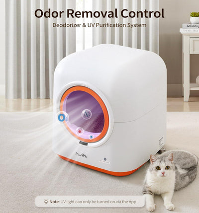 60L Automatic Cat Litter Box – Self - Cleaning, Smart App Control, Odor - Free, Multiple Cats Friendly - 0
