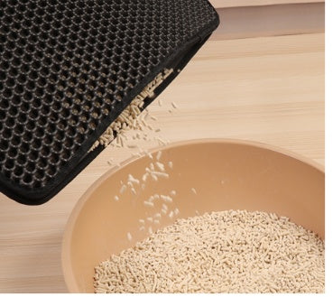 Cat Litter Mat – Dirtproof, Dustproof & Easy to Clean | EVA Soft Pad for Cats