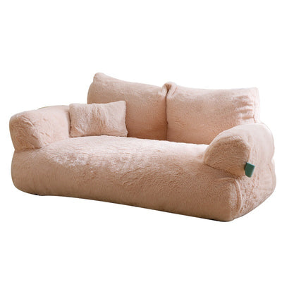 Flannel Cat Sofa Bed – Warm & Soft Kennel for Medium and Large Cats (M/L Sizes)