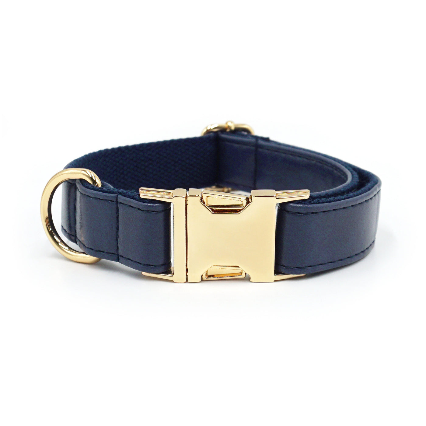 Color Block Leather Dog Collar – Soft Velvet Pet Collar in Multiple Stylish Colors