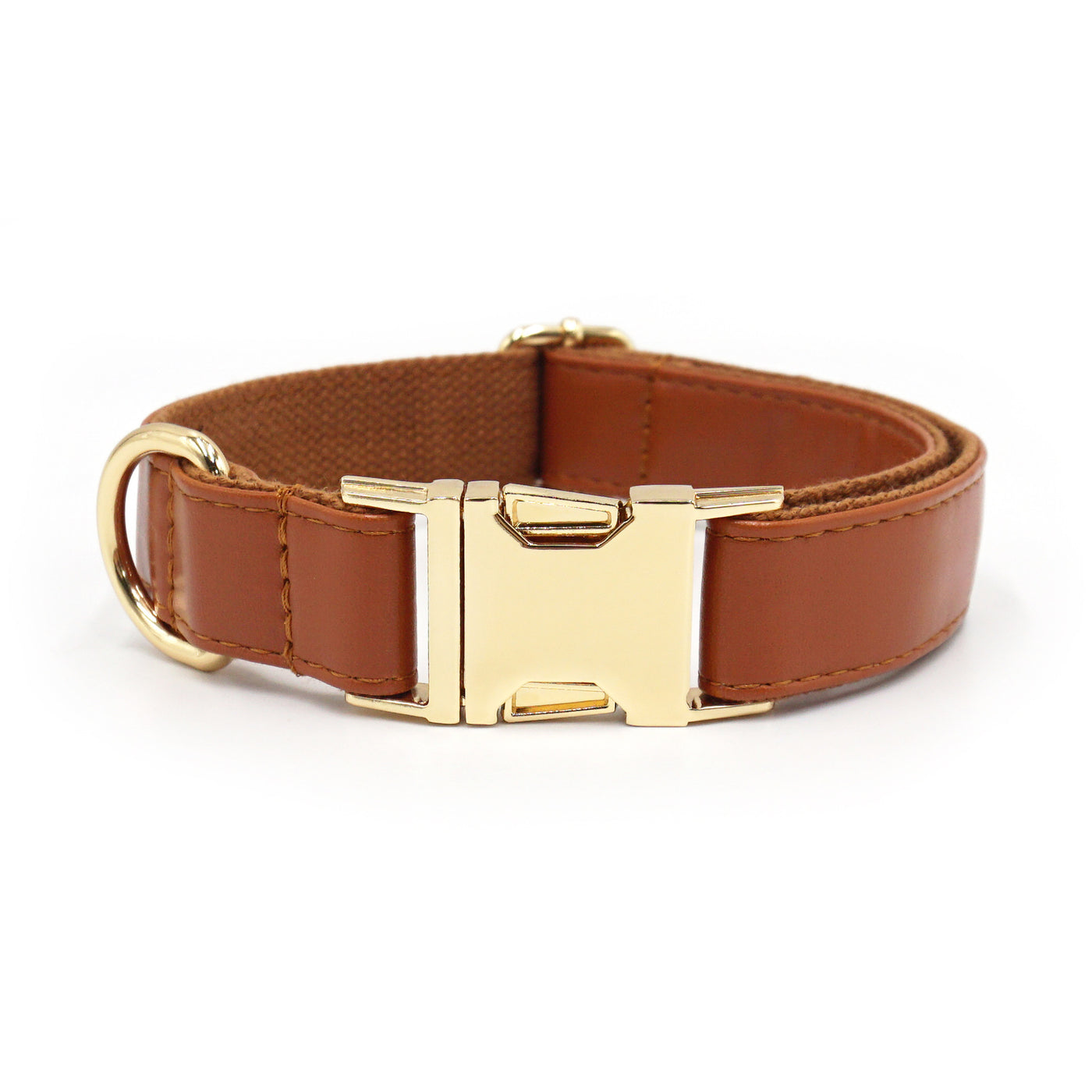 Color Block Leather Dog Collar – Soft Velvet Pet Collar in Multiple Stylish Colors