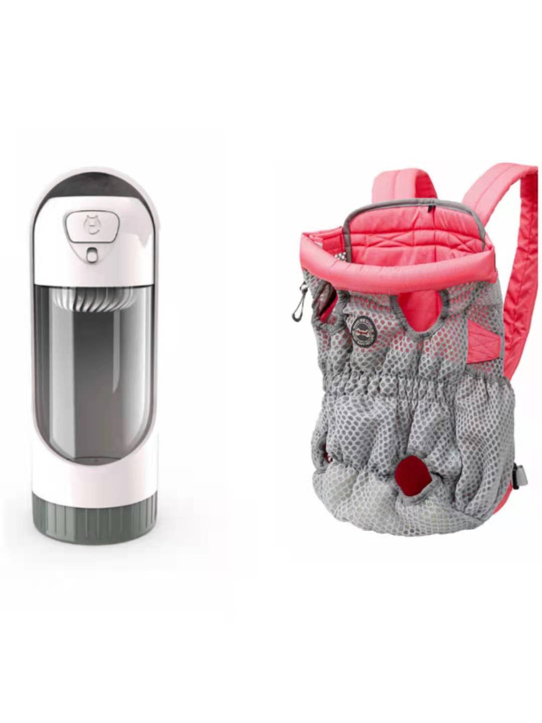 Breathable Pet Carrier Backpack – Legs Out Front/Back Travel Bag for Small Dogs & Cats (Waterproof Mesh Design) - 0