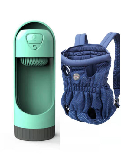 Breathable Pet Carrier Backpack – Legs Out Front/Back Travel Bag for Small Dogs & Cats (Waterproof Mesh Design) - 0