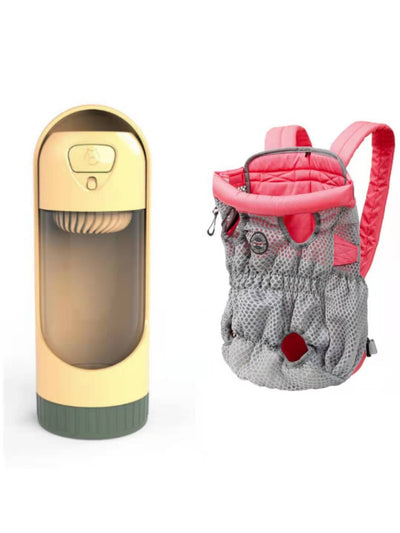 Breathable Pet Carrier Backpack – Legs Out Front/Back Travel Bag for Small Dogs & Cats (Waterproof Mesh Design) - 0