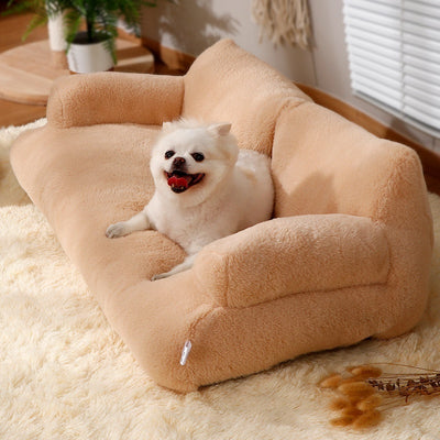 Flannel Cat Sofa Bed – Warm & Soft Kennel for Medium and Large Cats (M/L Sizes)