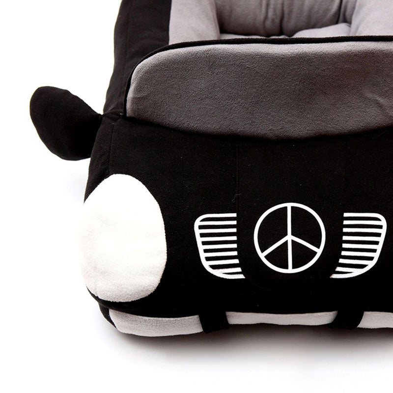 Car - Shaped Luxury Pet Bed – Plush Sofa Nest for Small Dogs & Cats (PP Cotton + Sponge) - 0