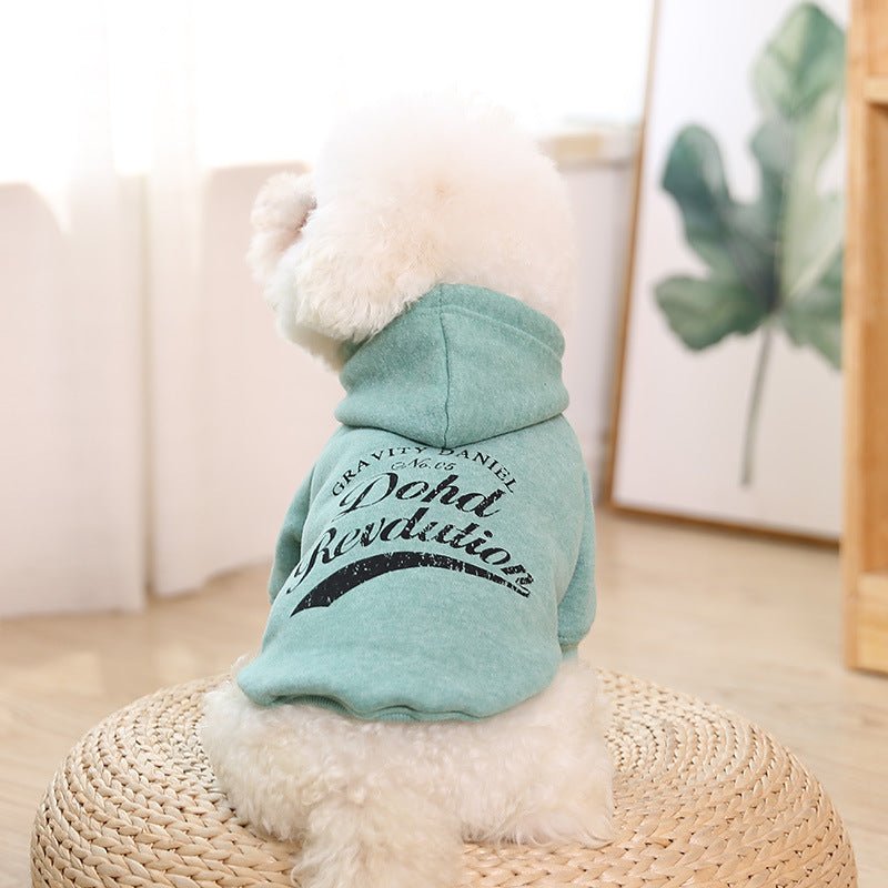 Casual Cotton Dog Sweater – Comfortable Unisex Pet Shirt for All Breeds - 0