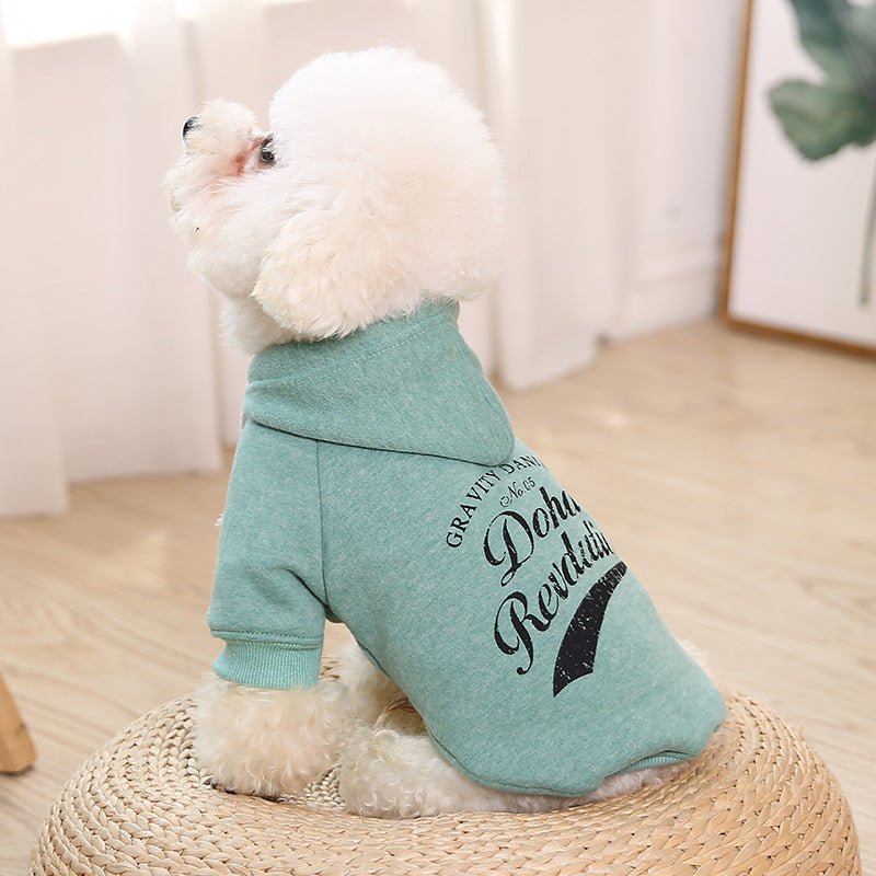Casual Cotton Dog Sweater – Comfortable Unisex Pet Shirt for All Breeds - 0