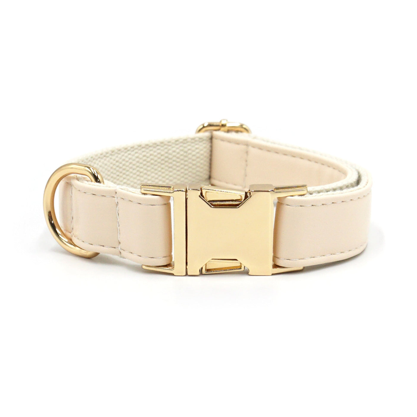 Color Block Leather Dog Collar – Soft Velvet Pet Collar in Multiple Stylish Colors - 0