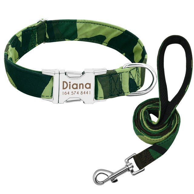 Custom Engraved Dog Collar with Bell – Adjustable Anti - Lost ID Tag Nylon Collar for Small to Large Dogs - 7