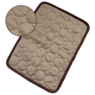 Dog Cooling Mat – Ice Silk Summer Cooling Pad for Small & Large Dogs & Cats | Breathable, Washable Pet Cooling Bed - 0