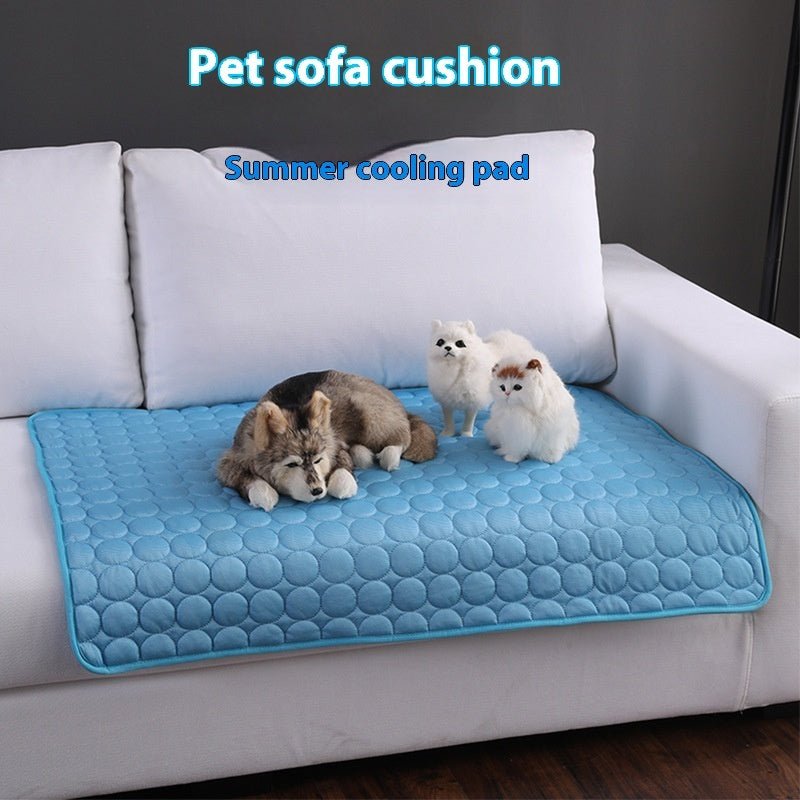 Dog Cooling Mat – Ice Silk Summer Cooling Pad for Small & Large Dogs & Cats | Breathable, Washable Pet Cooling Bed - 0