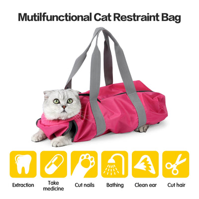 Durable Cat Travel Bag – Double - Lined, Anti - Scratch & Bite - Resistant Pet Carrier (Polyester, S & L Sizes) - 0