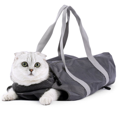 Durable Cat Travel Bag – Double - Lined, Anti - Scratch & Bite - Resistant Pet Carrier (Polyester, S & L Sizes) - 0