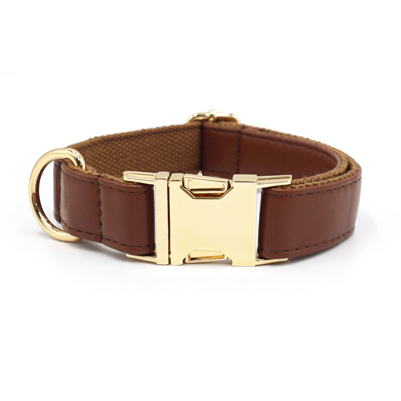 Color Block Leather Dog Collar – Soft Velvet Pet Collar in Multiple Stylish Colors