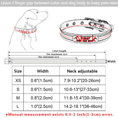 Custom DIY Alphabet Dog Name Collar – PU Leather Adjustable Pet Collar