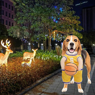 Halloween Dog Costume – Basketball Player Outfit for Small Dogs - 0