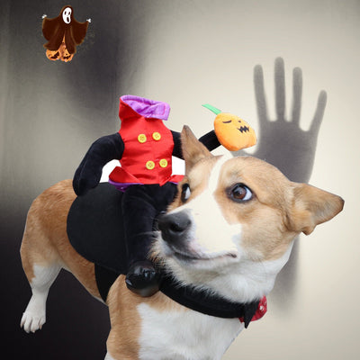 Halloween Dog Costume – Funny Headless Man Outfit for Pets - 0