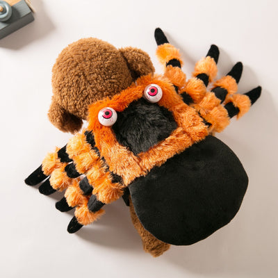 Halloween Spider Pet Costume – Funny Dog & Cat Outfit with Red Eyes | Scary Pet Clothing - 0