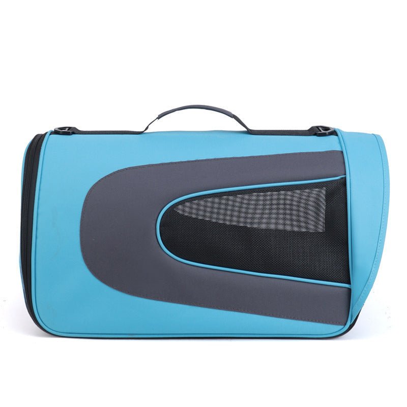 Multi - Purpose Pet Crossbody Bag – Lightweight Oxford Carrier for Small Pets (S/M/L, Pink, Orange, Blue) - 0