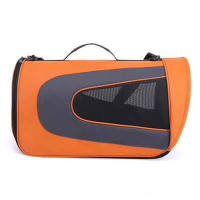 Multi - Purpose Pet Crossbody Bag – Lightweight Oxford Carrier for Small Pets (S/M/L, Pink, Orange, Blue) - 0