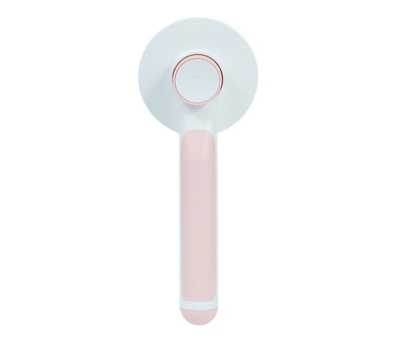Pet Grooming Comb with Round Handle – 135° Stainless Steel Needle, One - Click Self - Cleaning, Knot & Fur Removal Brush - 0