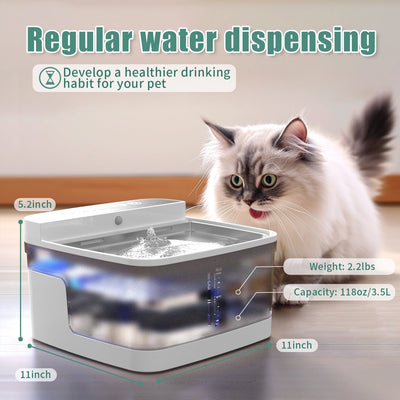 Pet Water Dispenser – Automatic Water Fountain for Cats & Dogs, Easy to Clean and Hydrate Pets - 0