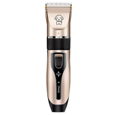 Professional Dog & Cat Hair Clipper – Titanium Ceramic Blade, Rechargeable, Low - Heat, Quiet Pet Grooming Shaver - 0