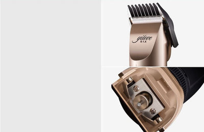 Professional Dog & Cat Hair Clipper – Titanium Ceramic Blade, Rechargeable, Low - Heat, Quiet Pet Grooming Shaver - 0