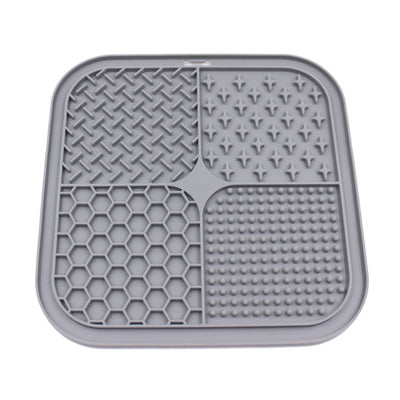 Silicone Pet Licking Pad – Slow Feeder Dog Bowl with Suction Cup | Anti - Choke Pet Food Mat - 0