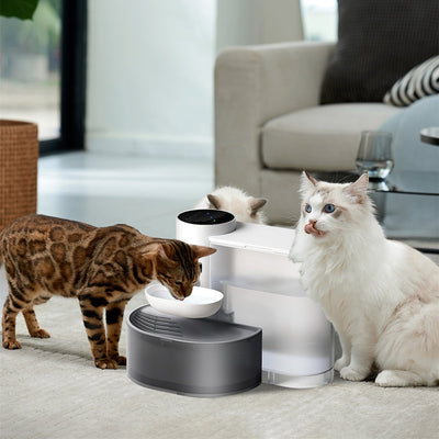 Smart Pet Water Fountain – Automatic 3L Cordless Rechargeable Cat & Dog Water Dispenser with Adjustable Timer & Volume - 0