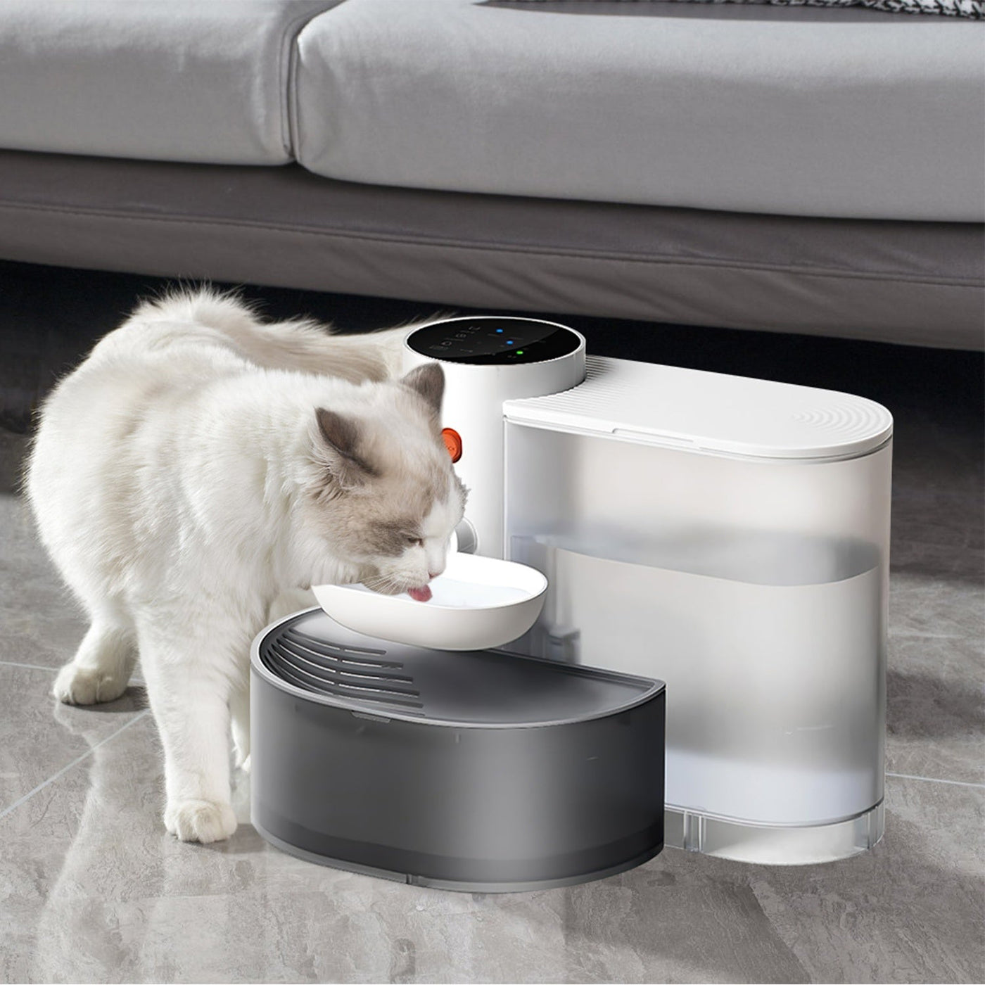 Smart Pet Water Fountain – Automatic 3L Cordless Rechargeable Cat & Dog Water Dispenser with Adjustable Timer & Volume - 0