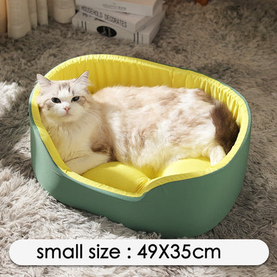 Universal Winter Pet Kennel – Washable Deep Sleep Dog & Cat Nest (S - 19×14 in, M - 22×16 in, L - 29×20 in) - 0