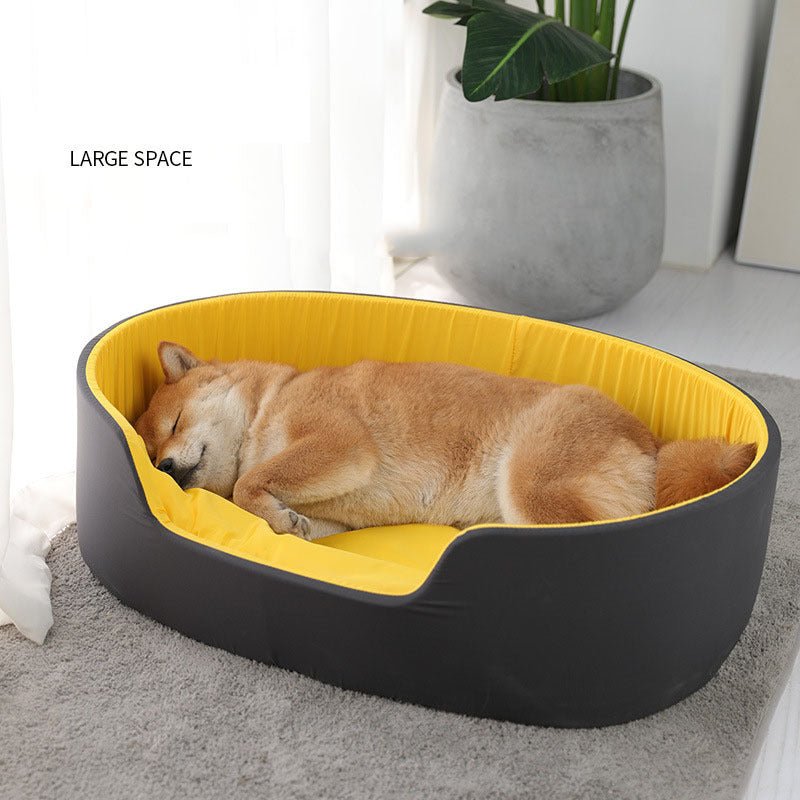 Universal Winter Pet Kennel – Washable Deep Sleep Dog & Cat Nest (S - 19×14 in, M - 22×16 in, L - 29×20 in) - 0