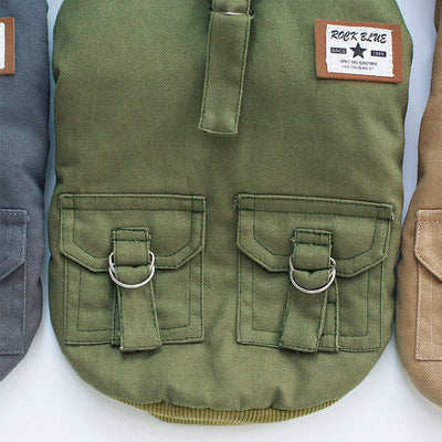 Warm Dog Coat with Hoodie – Cotton Winter Jacket for Small Dogs (Chihuahua, French Bulldog, Puppy) - 0